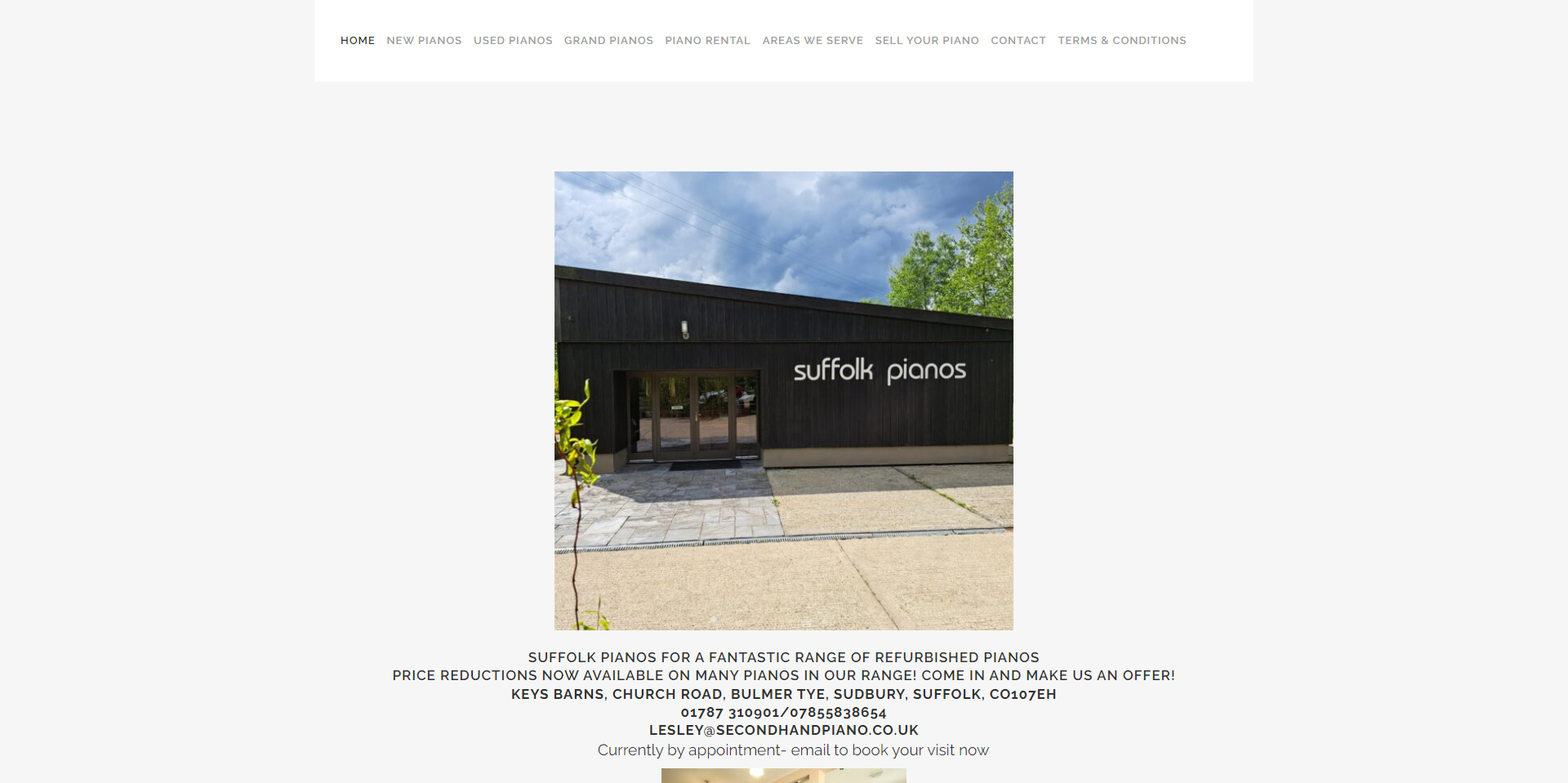 The old Suffolk Piano's website